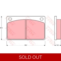 240 & 260 front brake pads Girling